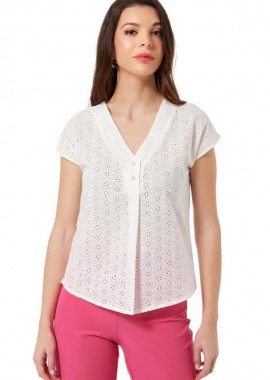 ΛΕΥΚΗ KHΠOYΡ ΖΑΠΟΝΕ ΜΠΛΟΥΖΑ