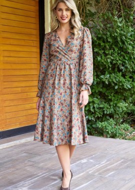 ΦΛΟΡΑΛ ΚΡΟΥΑΖΕ ΦΟΡΕΜΑ ΜΕ ΣΟΥΡΑ ΣΤΗΝ ΜΕΣΗ