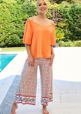 ΦΛΟΡΑΛ ZIP CULOTTE