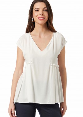 ΕΚΡΟΥ ΖΑΠΟΝΕ ΜΠΛΟΥΖΑ ΜΕ ΣΟΥΡΑ ΣΤΗΝ ΜΕΣΗ