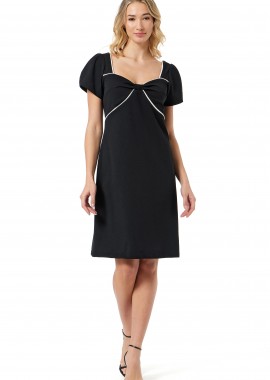 ΜΑΥΡΟ ΦΟΡΕΜΑ ΜΕ ΕΚΡΟΥ ΛΕΠΤΟΜΕΡΕΙΕΣ