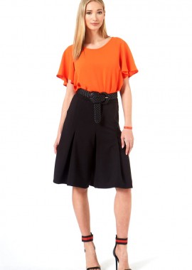 ΜΑΥΡΗ ZIP CULOTTE ΜΕ ΚΟΥΦΟΠΙΕΤΕΣ