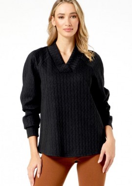 ΜΑΥΡΗ ΠΛΕΚΤΗ ΖΑΚΑΡ ΜΠΛΟΥΖΑ ΜΕ ΜΑΝΣΕΤΕΣ