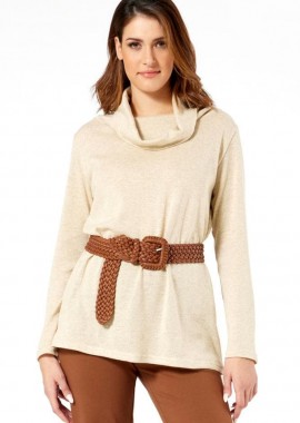 ΜΠΕΖ ΠΛΕΚΤΗ ΜΠΛΟΥΖΑ ΜΕ ΧΑΛΑΡΟ ΖΙΒΑΓΚΟ