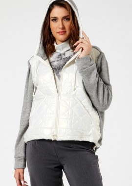 ΔΙΧΡΩΜΗ ΠΛΕΚΤΗ ΖΑΚΕΤΑ ΜΕ ΣΥΝΔΥΑΣΜΟ ΥΦΑΣΜΑΤΩΝ