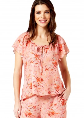 ΦΛΟΡΑΛ ΜΠΛΟΥΖΑ ΜΕ ΣΟΥΡΑ