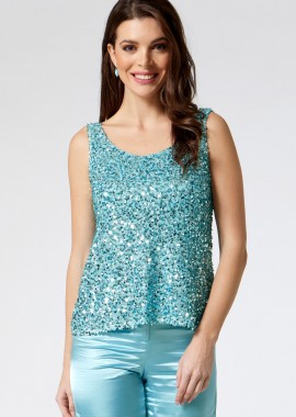 ΓΑΛΑΖΙΟ ΑΜΑΝΙΚΟ ΤΟΠ ΜΕ ΠΑΓΙΕΤΑ