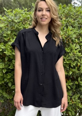 ΜΑΥΡΟ ΠΟΥΚΑΜΙΣΟ ΜΕ ΜΑΟ ΓΙΑΚΑ