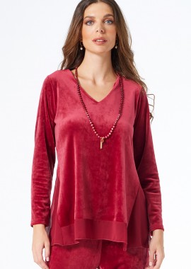 ΜΠΟΡΝΤΩ ΒΕΛΟΥΔΙΝΗ ΜΠΛΟΥΖΑ ΜΕ ΜΟΥΣΕΛΙΝΑ