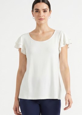 ΕΚΡΟΥ ΜΠΛΟΥΖΑ ΜΕ ΒΟΛΑΝ ΜΑΝΙΚΙΑ