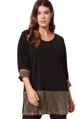 ΜΠΛΟΥΖΑ ΜΕ ΛΕΠΤΟΜΕΡΕΙΑ ΑΠΌ ΧΡΥΣΟ ΠΛΙΣΣΕ