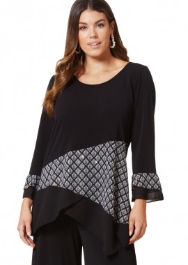 ΜΠΛΟΥΖΑ ΜΕ DIAGONAL ΒΟΛΑΝ ΜΟΥΣΕΛΙΝΑ