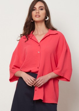 ΦΟΥΞΙΑ OVERSIZE ΠΟΥΚΑΜΙΣΟ