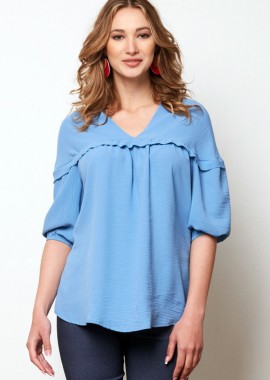 ΓΑΛΑΖΙΑ ΜΠΛΟΥΖΑ ΜΕ ΒΟΛΑΝ