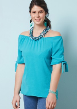 ΠΕΤΡΟΛ ΜΠΛΟΥΖΑ ΜΕ ΛΑΣΤΙΧΟ ΣΤΟΥΣ ΩΜΟΥΣ