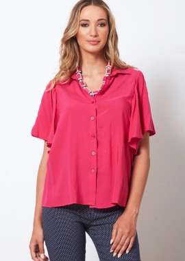 ΦΟΥΞΙΑ ΠΟΥΚΑΜΙΣΟ ΜΕ ΒΟΛΑΝ ΜΑΝΙΚΙΑ