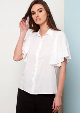 ΕΚΡΟΥ ΠΟΥΚΑΜΙΣΟ ΜΕ ΒΟΛΑΝ ΜΑΝΙΚΙΑ