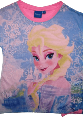 ©DISNEY - ©DISNEY ΠΑΙΔΙΚΟ T-SHIRT FROZEN 0535 – ροζ ΡΟΖ