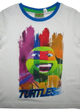 NICKELODEON - NICKELODEON NINJA TURTLES ΠΑΙΔΙΚΟ T-SHIRT 0540 – λευκό ΛΕΥΚΟ