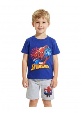 MARVEL ΠΑΙΔΙΚΟ ΣΕΤ T-SHIRT ΣΟΡΤΣ SPIDERMAN 2000 - γκρι ΓΚΡΙ