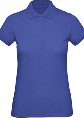 Γυναικειο Μπλουζακι Polο Inspire Organic B & C PW440 Cobalt Blue