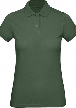 Γυναικειο Μπλουζακι Polο Inspire Organic B & C PW440 Bottle Green