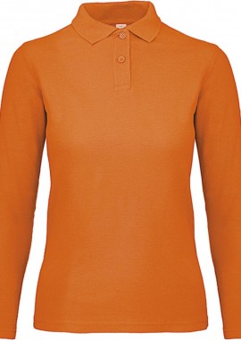 Μακρυμανικο Γυναικειο Polo ID.001 LSL B & C PWI13 Orange