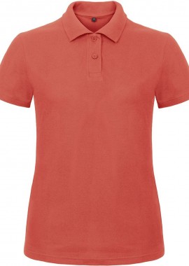 Γυναικείο Μπλουζάκι Pique Polo Shirt B & C ID.001 Women Pixel Coral