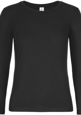 Γυναικείο μακρυμάνικο T- Shirt B & C TW08T Black