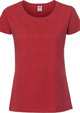 Γυναικειο Μπλουζακι Ringspun Premium T Fruit of the Loom 61-424-0 Red