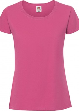 Γυναικειο Μπλουζακι Ringspun Premium T Fruit of the Loom 61-424-0 Fuchsia