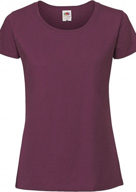 Γυναικειο Μπλουζακι Ringspun Premium T Fruit of the Loom 61-424-0 Burgundy