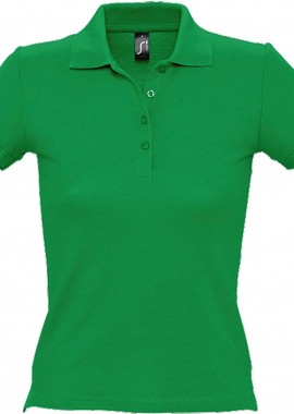 - Γυναικείο πόλο πικέ People SOLS 11310 Kelly Green