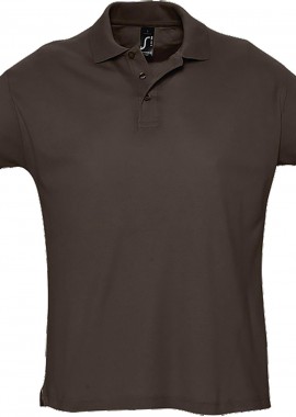 Ανδρικό πόλο πικέ Summer II SOLS 11342 Chocolate