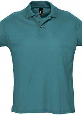 - Ανδρικό πόλο πικέ Summer II SOLS 11342 Duck Blue