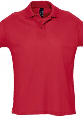 - Ανδρικό πόλο πικέ Summer II SOLS 11342 Red