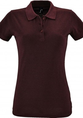 Γυναικείο πόλο πικέ Perfect Women SOLS 11347 Heather Oxblood