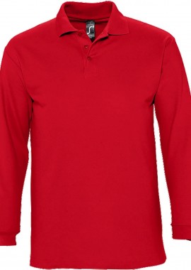 - Ανδρικό πόλο πικέ Winter II SOLS 11353 Red