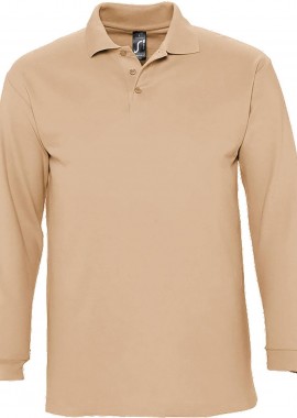 - Ανδρικό πόλο πικέ Winter II SOLS 11353 Sand