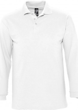 - Ανδρικό πόλο πικέ Winter II SOLS 11353 White