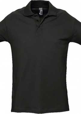 - Ανδρικό πόλο πικέ Spring II SOLS 11362 Black