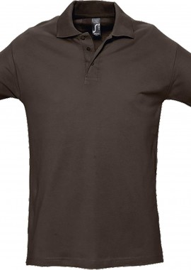 Ανδρικό πόλο πικέ Spring II SOLS 11362 Chocolate