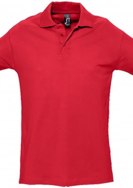 - Ανδρικό πόλο πικέ Spring II SOLS 11362 Red
