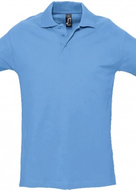 - Ανδρικό πόλο πικέ Spring II SOLS 11362 Sky Blue Pique