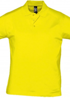 - Ανδρικό πόλο Prescott Men SOLS 11377 Lemon