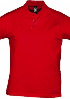 - Ανδρικό πόλο Prescott Men SOLS 11377 Red