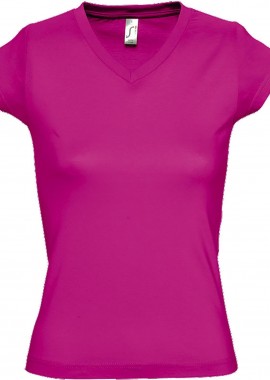 - Γυναικείο T-shirt Moon SOLS 11388 Fuchsia