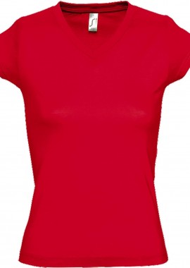 - Γυναικείο T-shirt Moon SOLS 11388 Red