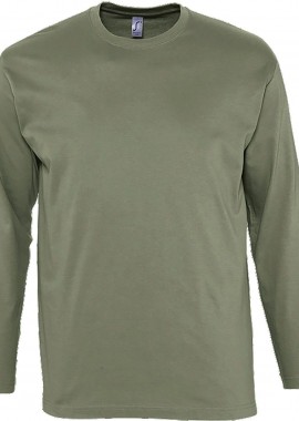 Μακρυμάνικο T-Shirt Monarch SOLS 11420 Khaki