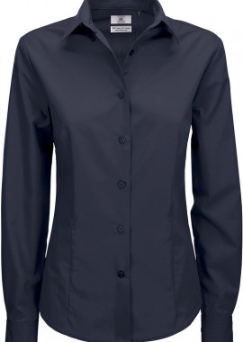 Μακρυμάνικο πουκάμισο B & C Smart LSL Women Navy